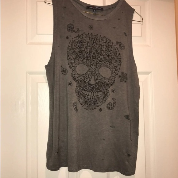 Skull tank top - Picture 1 of 6